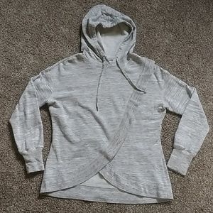 Te Verde front split hoodie size M